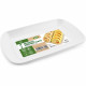 Plates Plastic Serving trays White 35cm x 21cm 2pc/48 SERVING PLATTERS image