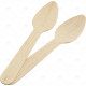 Cutlery Teaspoons Wooden Bio Degradable 11cm 100pcs/10 CUTLERY, WOODEN CUTLERY, ECO RANGE image