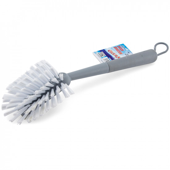 Plastic Dish Brush 32x7x6cm Soft Grip Handle 1pc/24 CLEANING image
