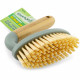Scrub Brush Eco Friendly w/ Bamboo Handle 15x10x5cm 1pc/24 CLEANING image