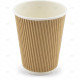 Drink Cups Ripple 8oz With Lids 6pc/40