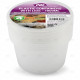 Food Containers & Lids Plastic Round 1000ml 32oz 4pc/36 PLASTIC CONTAINERS image