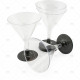 Drink Cocktail Glasses 4pc/24 PLASTIC CUPS image