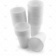 Drink Cups Plastic White 200ml 60pc/30 PLASTIC CUPS image