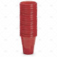 Drink Cups Red 200ml 50pc/30 PLASTIC CUPS image