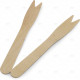 Cutlery Chip Fork Wooden Bio Degradable 1000pcs/10 CUTLERY image