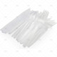 Cutlery Delux Clear Plastic 24pcs/24 image