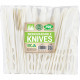 Cutlery Knife Plastic White Bio Degradable 50pc/20 image