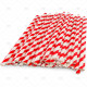Party Straws Paper Bendy 20cm Bio Degradable 250pc/20 STRAWS, STRAWS image