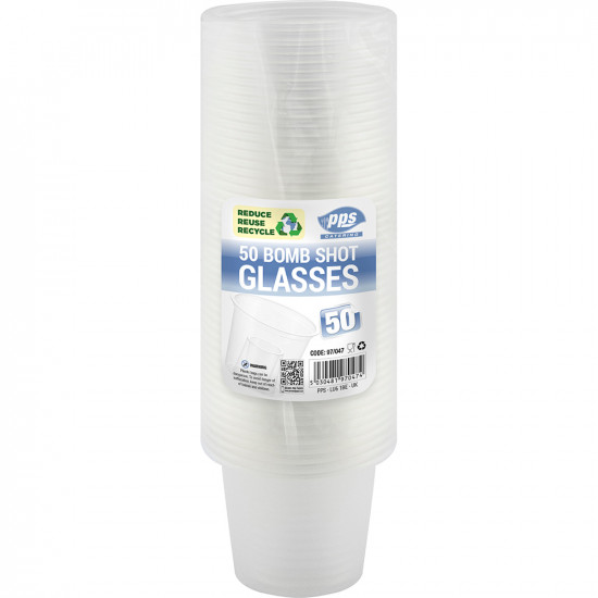 Drink Glasses Bombshot 50pcs/20 PLASTIC CUPS image