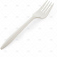 Cutlery Forks Plastic White 100pcs/20 PLASTIC CUTLERY image