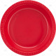 Plates Plastic Round Red 26cm 6pc/30 image