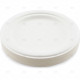 Plates Bagasse White 18cm 20pc/20 image