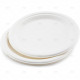 Plates Bagasse White 23cm 10pc/24 image