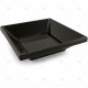 Plates Plastic Bowl Square Black 18cm 12pc/36 image