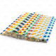 Party Straws Paper Striped 6x197mm 250pc/20 STRAWS, STRAWS image