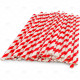Party Straws Paper Striped 6x260mm 250pc/20 image