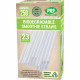 Party Straws Smoothie Plastic White Bio Degradable 250pc/20 image